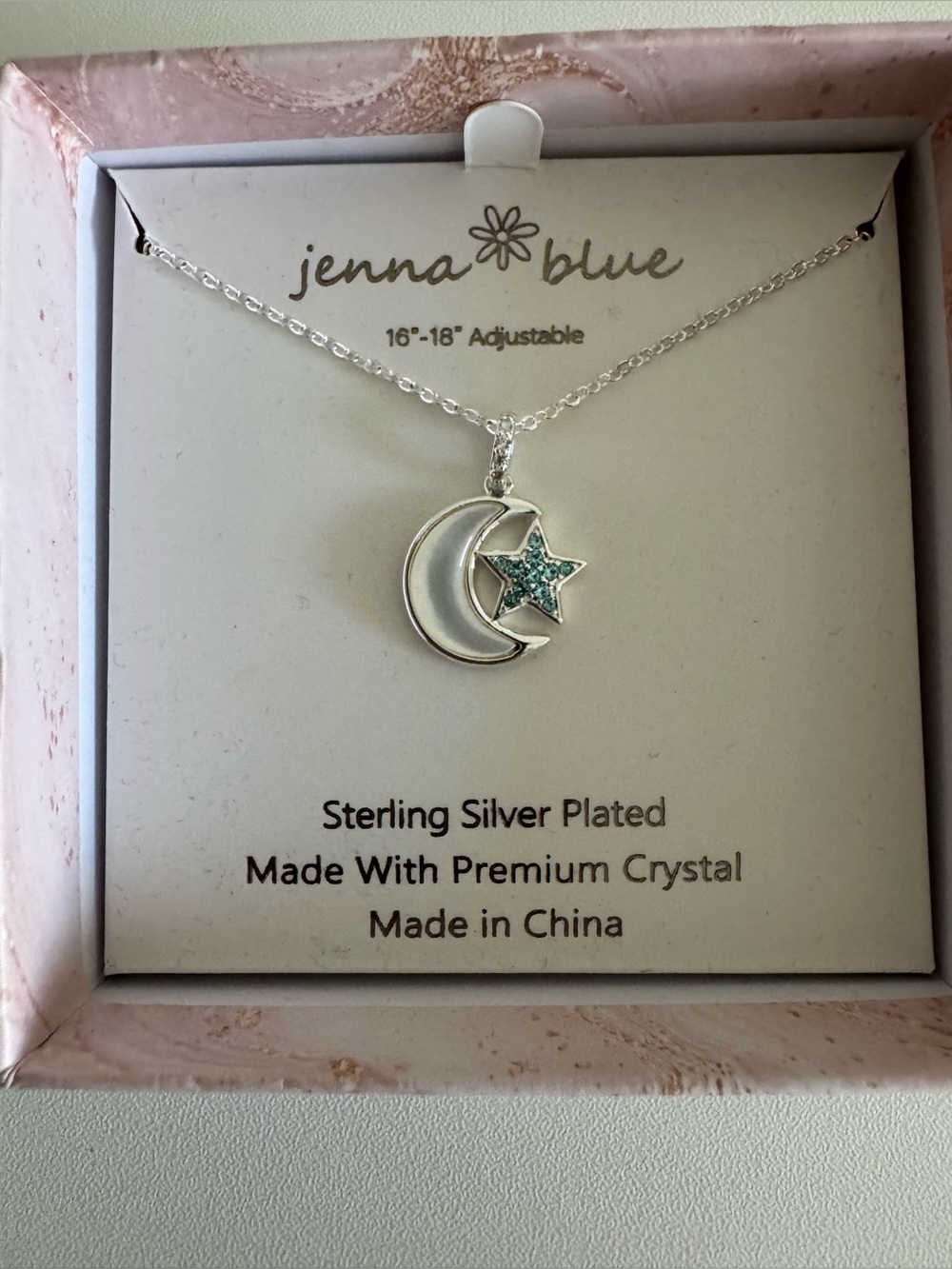 Jenna Blue Moon & Star Necklace